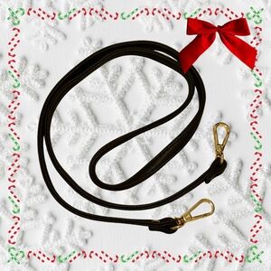 Black Crossbody Strap 50 inches in LEGTH Gold Hardware 🌞Like NEW CONDITION